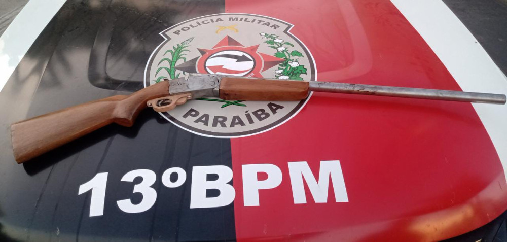 Acusado de homicídio ocorrido em Piancó é preso pela Polícia Militar