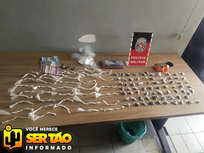 ROTAM prende homem e apreende drogas na cidade de Aparecida