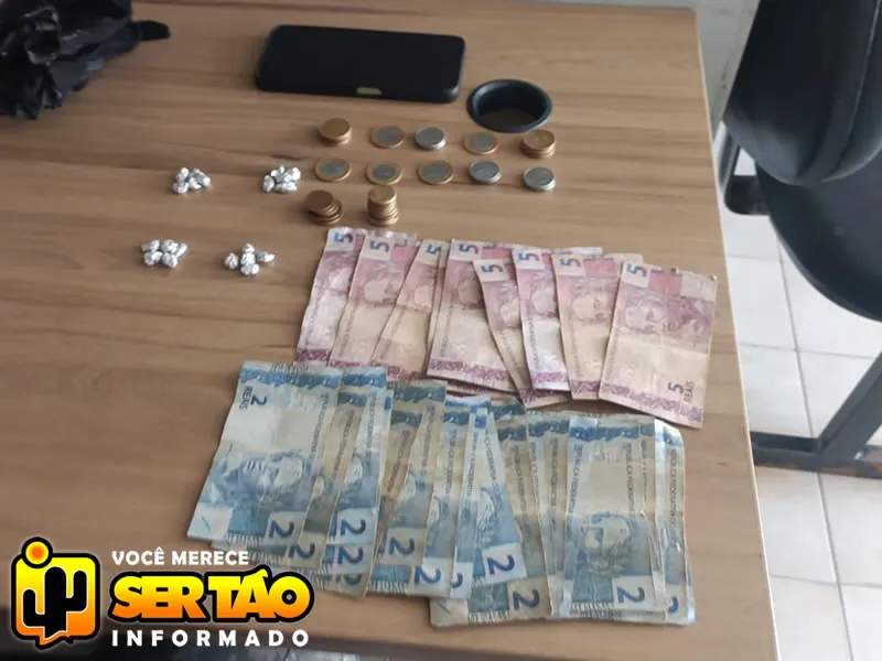 Polícia Militar prende homem por tráfico de drogas em Sousa