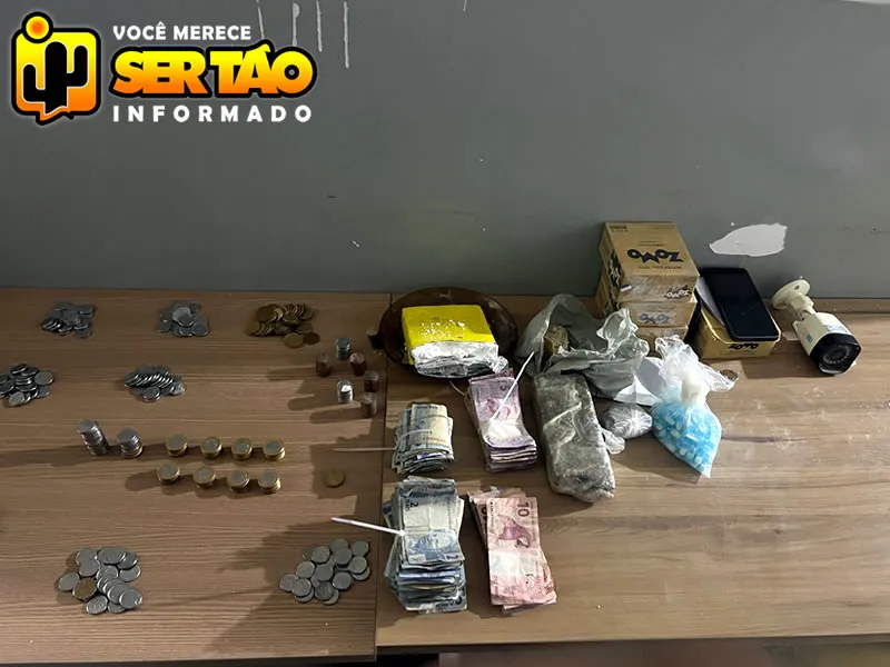 Casal é preso por tráfico de drogas na cidade de Sousa