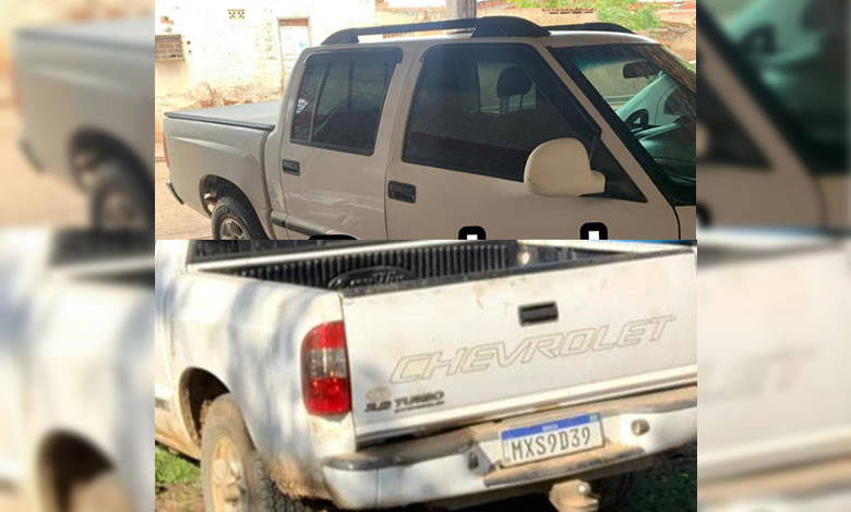 Polícia Militar recupera caminhonete que foi furtada na cidade de Sousa