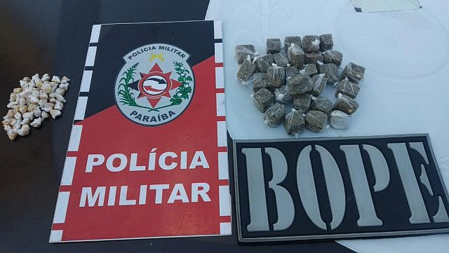 Policia Militar apreende entorpecentes e aves silvestres na cidade de Malta