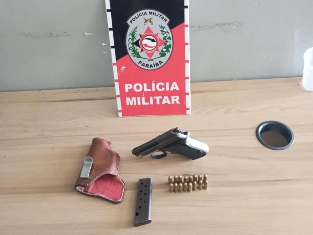 Polícia Militar prende homem com pistola em São José da Lagoa Tapada