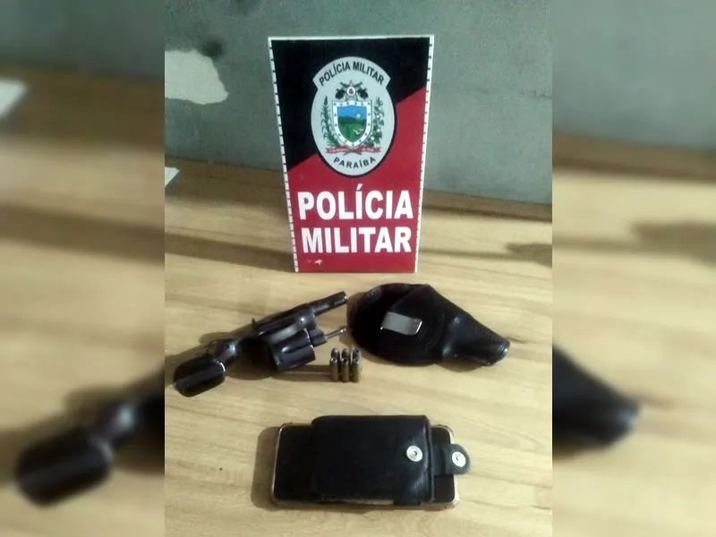 Polícia Militar prende homem por porte ilegal de arma de fogo em Sousa