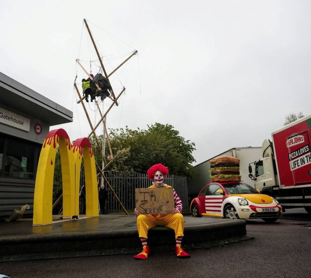 Grupo de direitos dos animais boicota McDonald's no Reino Unido