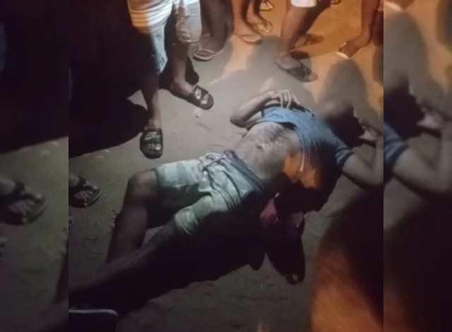 VÍDEO: Homem é vítima de tentativa de homicídio com tiros na cidade de Sousa