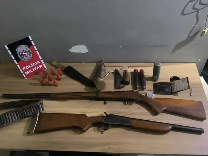 Homem é preso com duas espingardas após ameaçar pescadores em Sousa