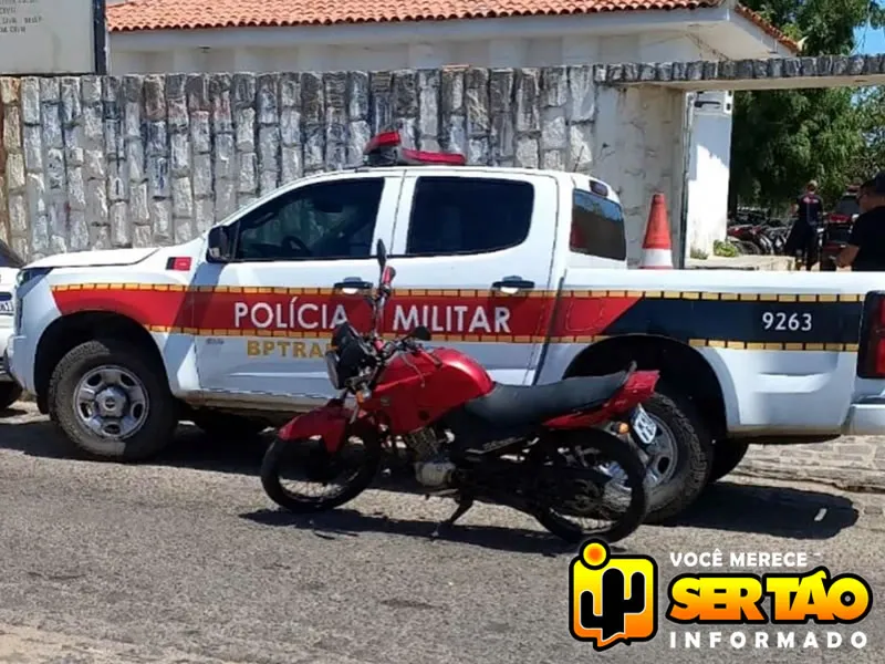 Moto com chassi e placa adulterados é apreendida pela PM em Sousa
