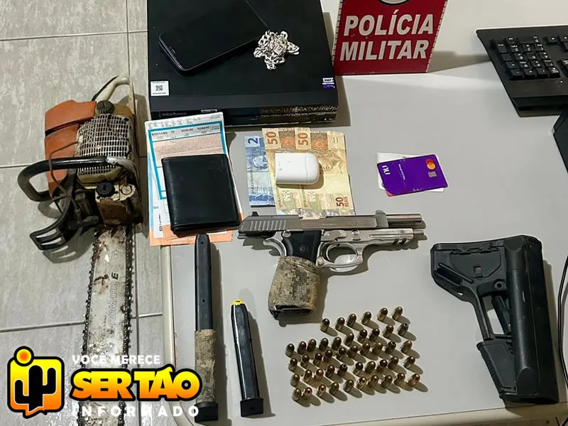 Polícia Militar prende dupla suspeita de homicídio em Aparecida