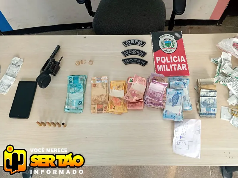 Assaltantes são baleados após troca de tiros com PM em Cajazeiras