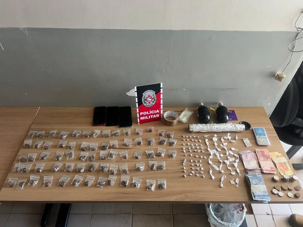 ROTAM apreende menor por ato infracional semelhante a tráfico de drogas, em Sousa