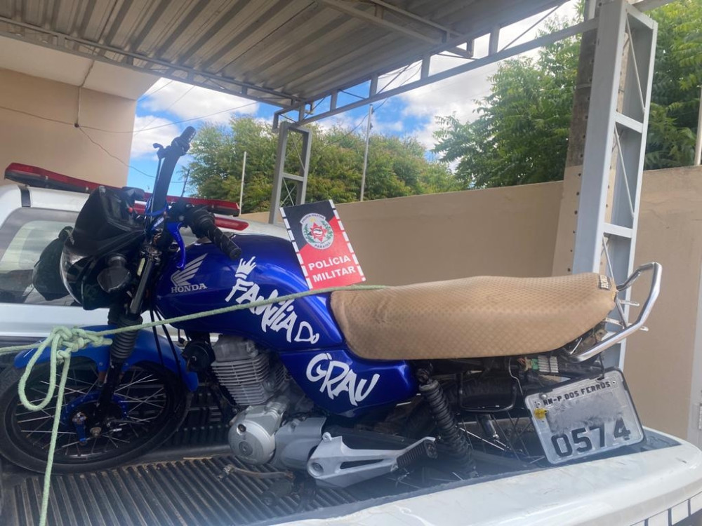 Polícia Militar prende homem com motocicleta adulterada em Brejo do Cruz