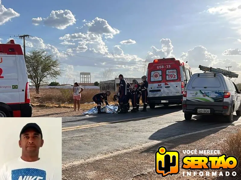 Motociclista morre em grave acidente na BR-230 em Sousa