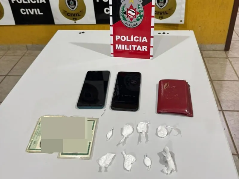Polícia Militar apreende drogas e detém dois homens em Catolé do Rocha