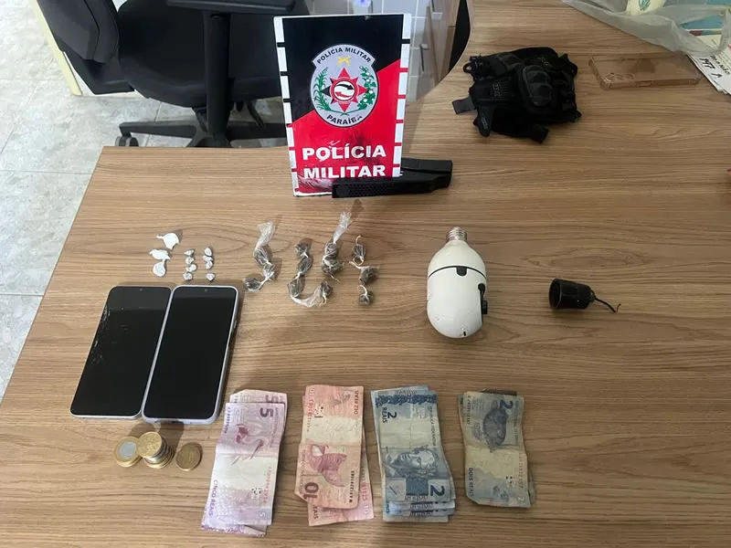 ROTAM prende casal por tráfico de drogas na cidade de Sousa