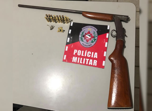 Polícia Militar prende homem por porte ilegal de arma de fogo em Lagoa