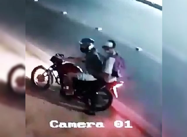 VÍDEO: Bandidos armados praticam roubo sob ameaças em bar na cidade de Sousa