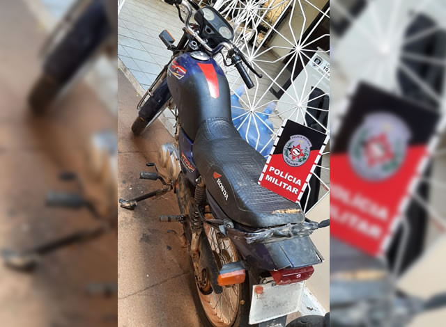 Polícia Militar recupera motocicleta roubada em Brejo dos Santos