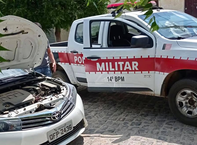 Polícia Militar apreende carro com placa sem registro em Vierópolis