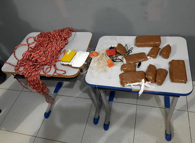 Policias penais e militares interceptam arremesso de materiais ilícitos no Presídio Padrão de Cajazeiras