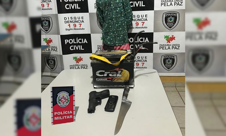 Polícia Militar prende acusado de praticar furto em Catolé do Rocha