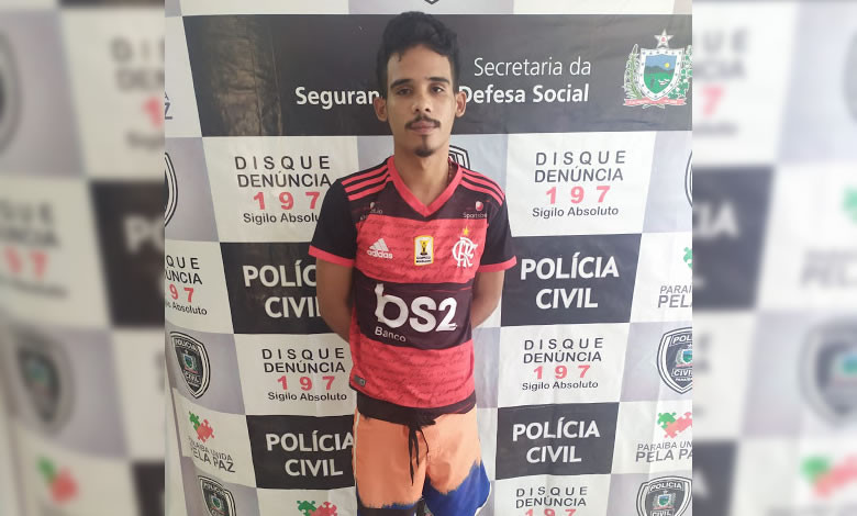 Em Sousa: Jovem suspeito de ter participado de vários roubos é preso por força de mandado de prisão