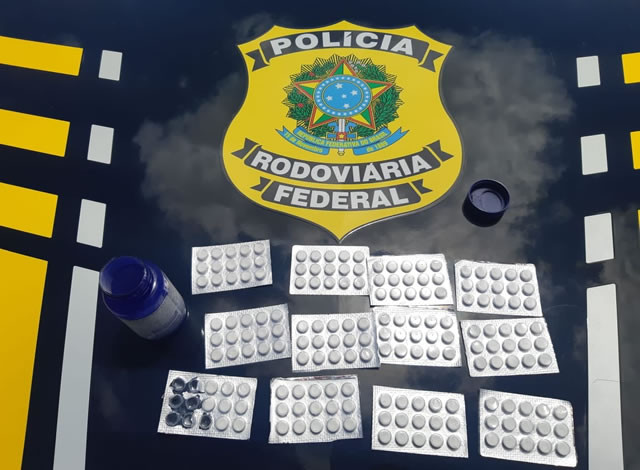 PRF apreende 176 comprimidos de rebite no município de Pombal