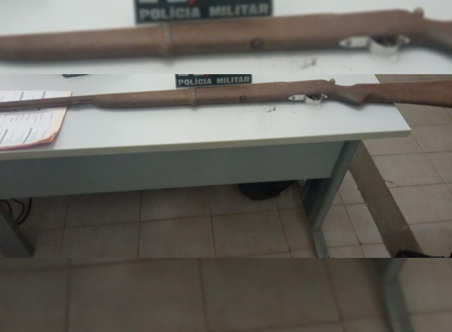 Polícia Militar apreende arma de fogo após confusão entre pai e filho no município de Sousa