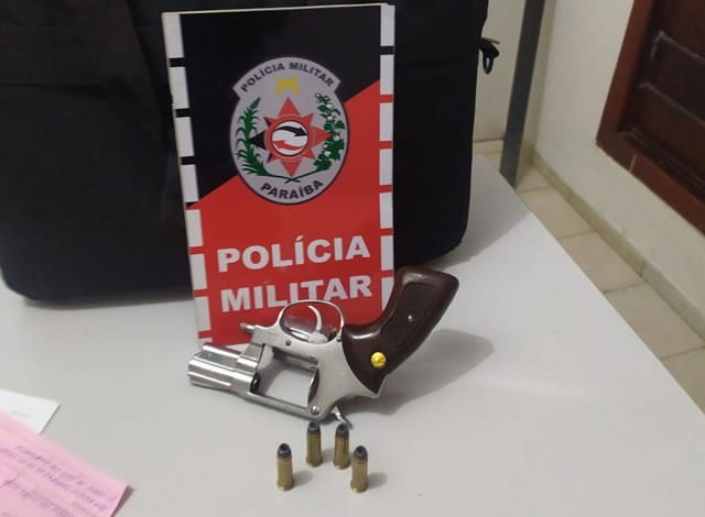 Polícia Militar apreende arma de fogo após discussão no município de Sousa