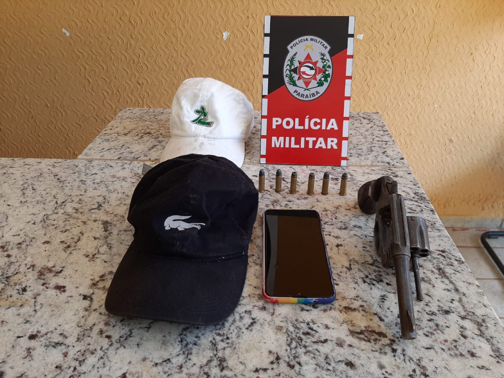 Polícia Militar apreende arma de fogo na zona rural de Jericó