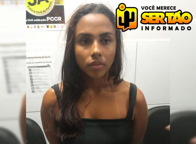 Polícia Militar prende mulher, recupera objetos roubados e apreende arma, droga e munições em Sousa