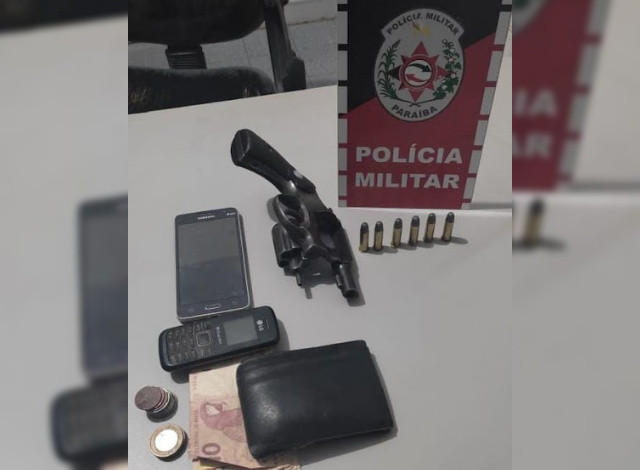 Polícia Militar apreende arma após acompanhamento tático em Pombal