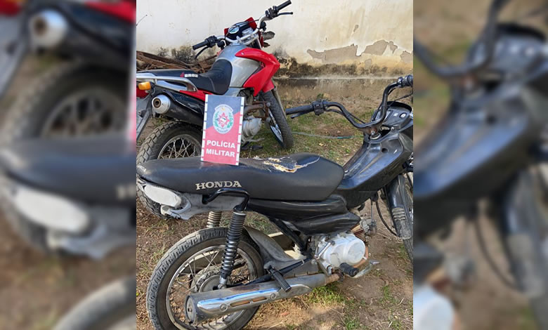 Polícia Militar localiza motocicletas furtadas abandonadas na cidade de Pombal
