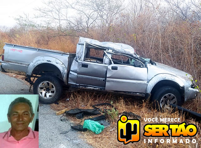 Uma pessoa morre e outra fica gravemente ferida em acidente de trânsito no município de Sousa