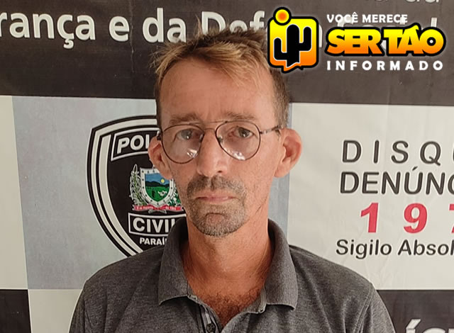 Homem acusado de vários crimes é preso pelo GTE na cidade de Sousa