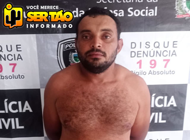 Homem é levado à delegacia após pegar em parte íntima de sua enteada de 9 anos em Sousa