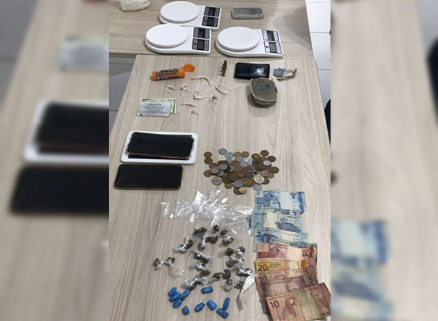 Policias Civil e Militar prendem acusados de tráfico de drogas durante operação em Cajazeiras