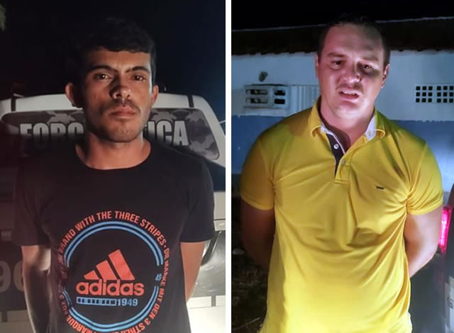 Dupla é presa após tentar arremessar drogas, celulares e bebidas para a Colônia Penal Agrícola de Sousa