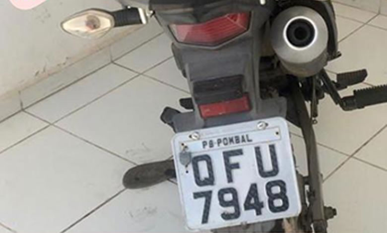 Policial militar do estado do Rio Grande do Norte tem motocicleta tomada por assalto na cidade de Sousa