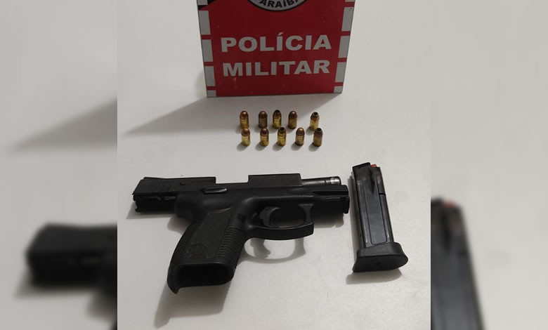 Polícia Militar prende homem por porte ilegal de arma de fogo em São Bento