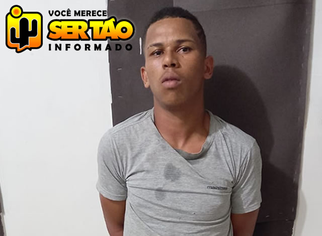 Jovem é conduzido à delegacia pela Polícia Militar após ser flagrado praticando furto na cidade de Sousa