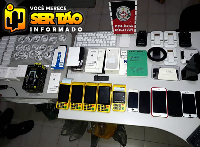 Polícia Militar recupera objetos roubados e apreende duas motos na cidade de Sousa