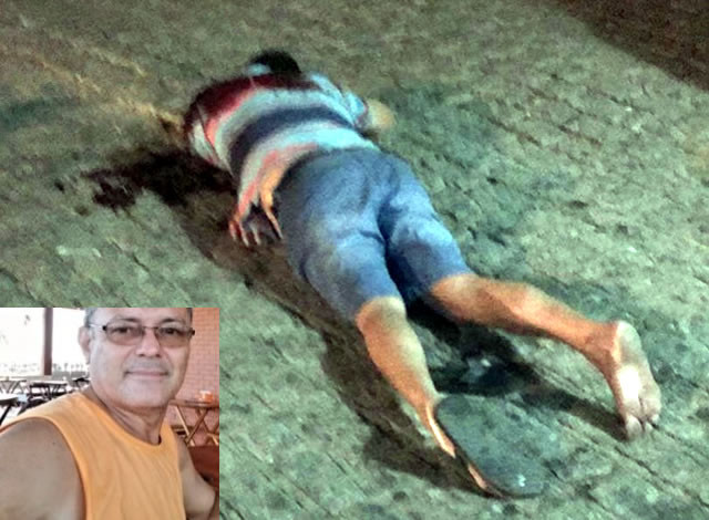 Taxista é morto com tiros de arma de fogo em plena via pública na cidade de Pombal