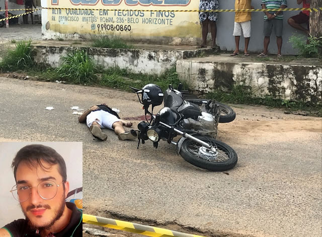 Jovem morre após colidir moto em cachorro na cidade de Cajazeiras