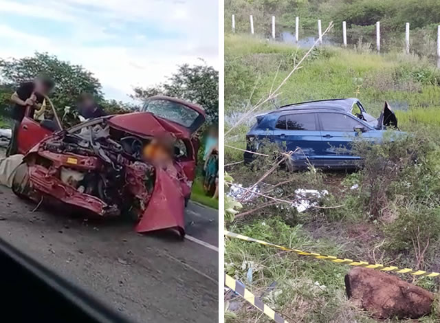Grave acidente de trânsito deixa três pessoas mortas em Patos; duas das vítimas fatais eram de Sousa