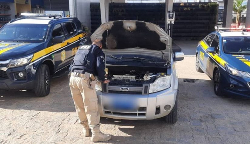 Carro roubado em São Paulo há 10 anos é recuperado pela PRF na cidade de Sousa