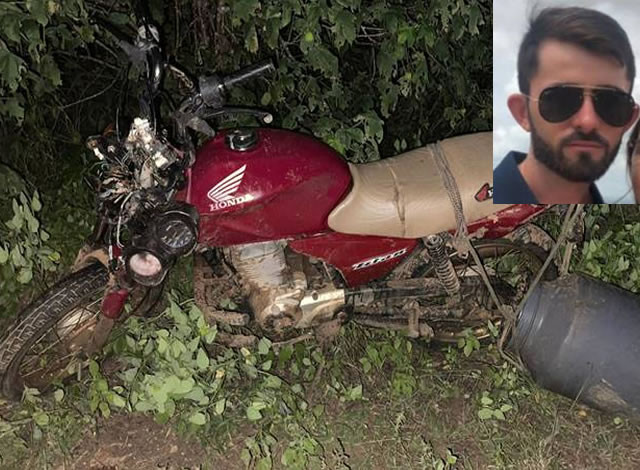 Jovem morre após colidir com moto em vaca na zona rural de Pombal