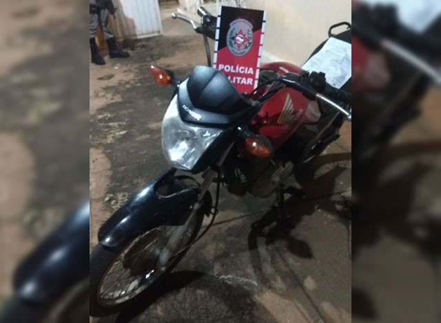 Polícia Militar recupera motocicleta que apresentava restrição de roubo em Jericó