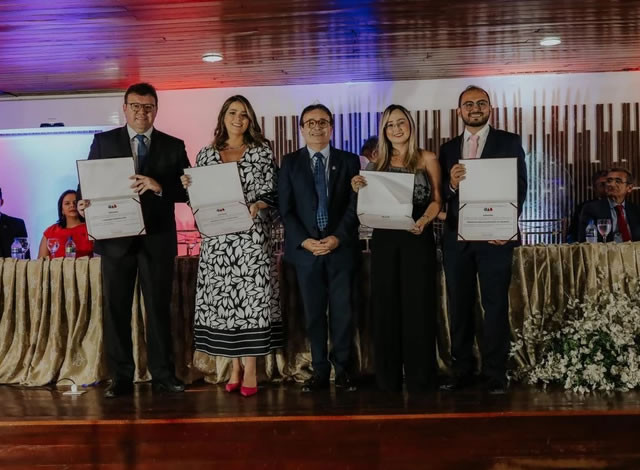 Harrison empossa Diretoria da Subseção de Sousa e coordenador Estadual de Interiorização da OAB-PB