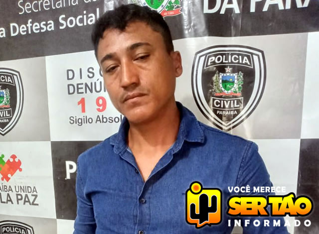 Homem acusado de roubo é preso por força de mandado de prisão em Sousa